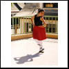 Catherine, del grupo de baile de la escuela de San Jos&eacute;. A&ntilde;o 2003. Foto de Fco. Andr&eacute;s Zavala Campos.