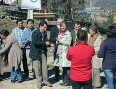 Alcalde Luis Pezoa Caterina Paz Klein, Eduardo Astorga y Sonia Ávila