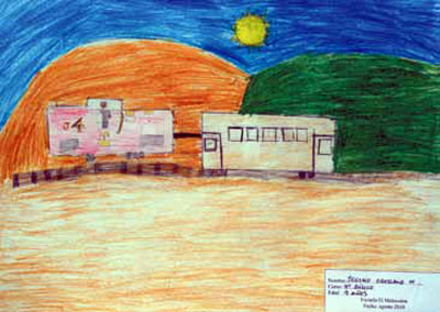 DIBUJO IRENKO ORELLANA M. (9), 4º BÁSICO, ESCUELA EL MELOCOTÓN, AÑO 2010