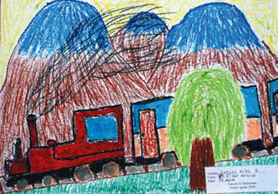 DIBUJO : CARLOS RÍOS R. (12), 7º BÁSICO, ESCUELA EL MELOCOTÓN, AÑO 2010