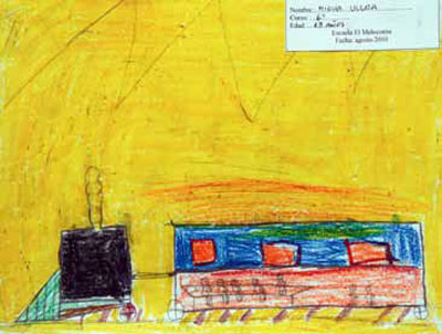 DIBUJO : MIGUEL ULLOA (13), 6º BÁSICO, ESCUELA EL MELOCOTÓN, AÑO 2010