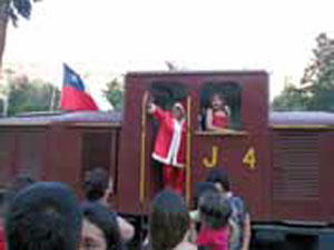 Viejo Pascuero en la Locomotora