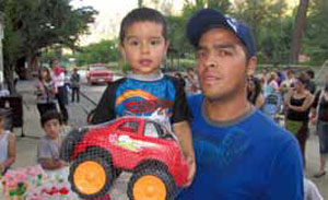 LUÍS GÁLVEZ ROMO Y SU PAPÁ