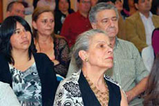 Asistentes a la ceremonia