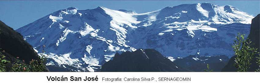 Volc&aacute;n San Jos&eacute;. Fotograf&iacute;a : Carolina Silva P., SERNAGEOMIN.