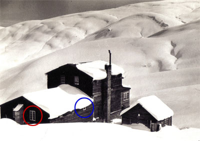Segundo refugio del Club Andino en Lagunillas, construido en 1940.