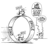Caricatura sobre las elecciones presidenciales