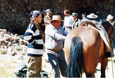 La Reina de la Vendimia.