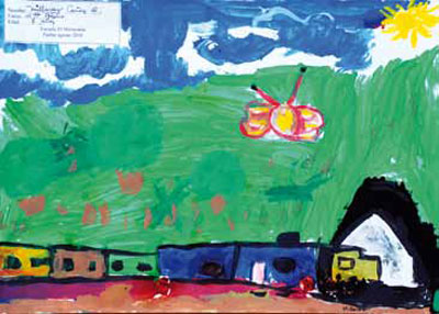 Millaray Cañas S. (7), 2°Básico, Escuela El Melocotón, año 2010.