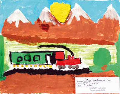 Diego Montenegro M. (8), 2°Básico, Escuela El Melocotón, año 2010.