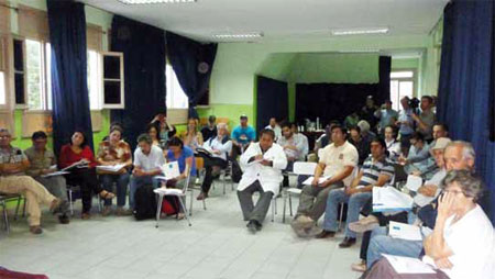 Segundo taller, Salón Azul de la Escuela Julieta Becerra.