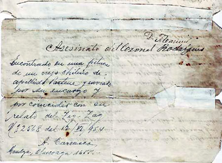 Encabezado de la carta