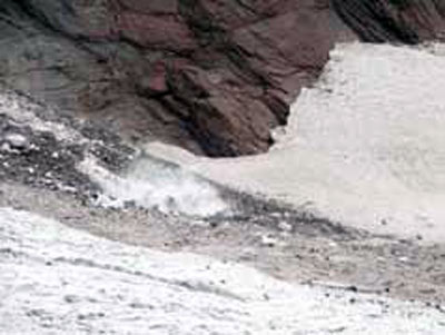 trozos de hielo gigantes