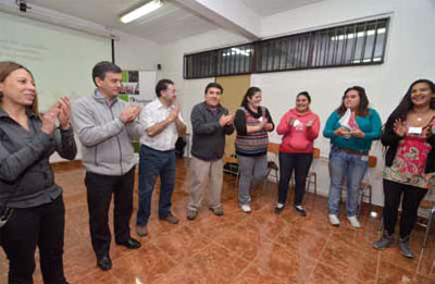 Taller AES POETA en el colegio Rafael Eyzaguirre.