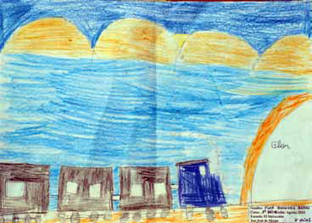 Dibujo de Flor Becerra Rojas (8), 3&deg;B&aacute;sico, Escuela El Melcot&oacute;n, a&ntilde;o 2010.