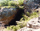 Cueva en una montaña