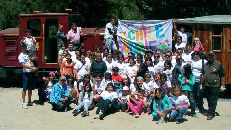 El grupo completo de «Chile Sonríe Nº 2»