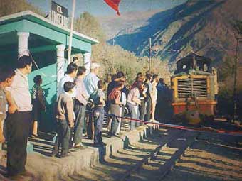 La Panchita en el Regimiento Ferrocarrilero de Puente Alto. Década del 50.