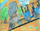 El trencito, Loreto Toledo Cañas (12 años), 7º, Escuela El Melocotón, 2010